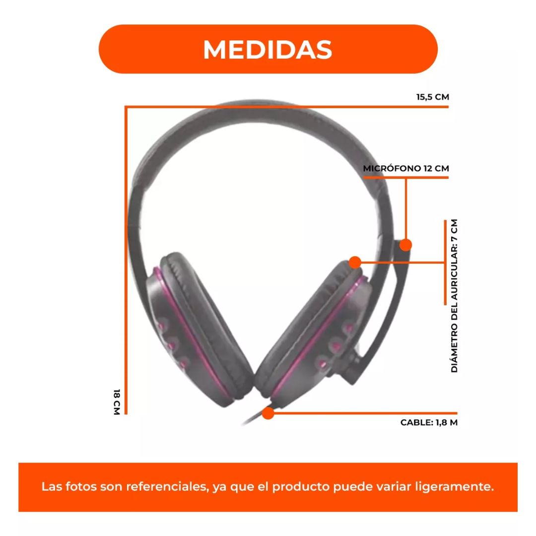 Auriculares Gamer Con Micrófono