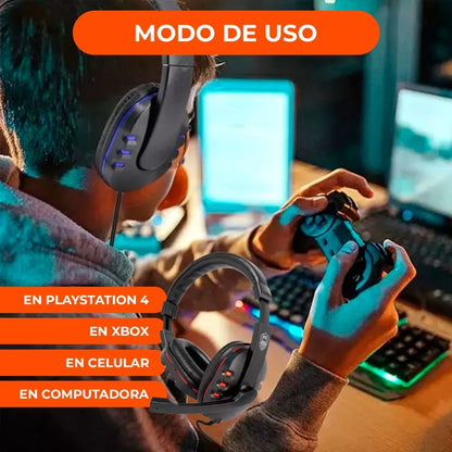 Auriculares Gamer Con Micrófono