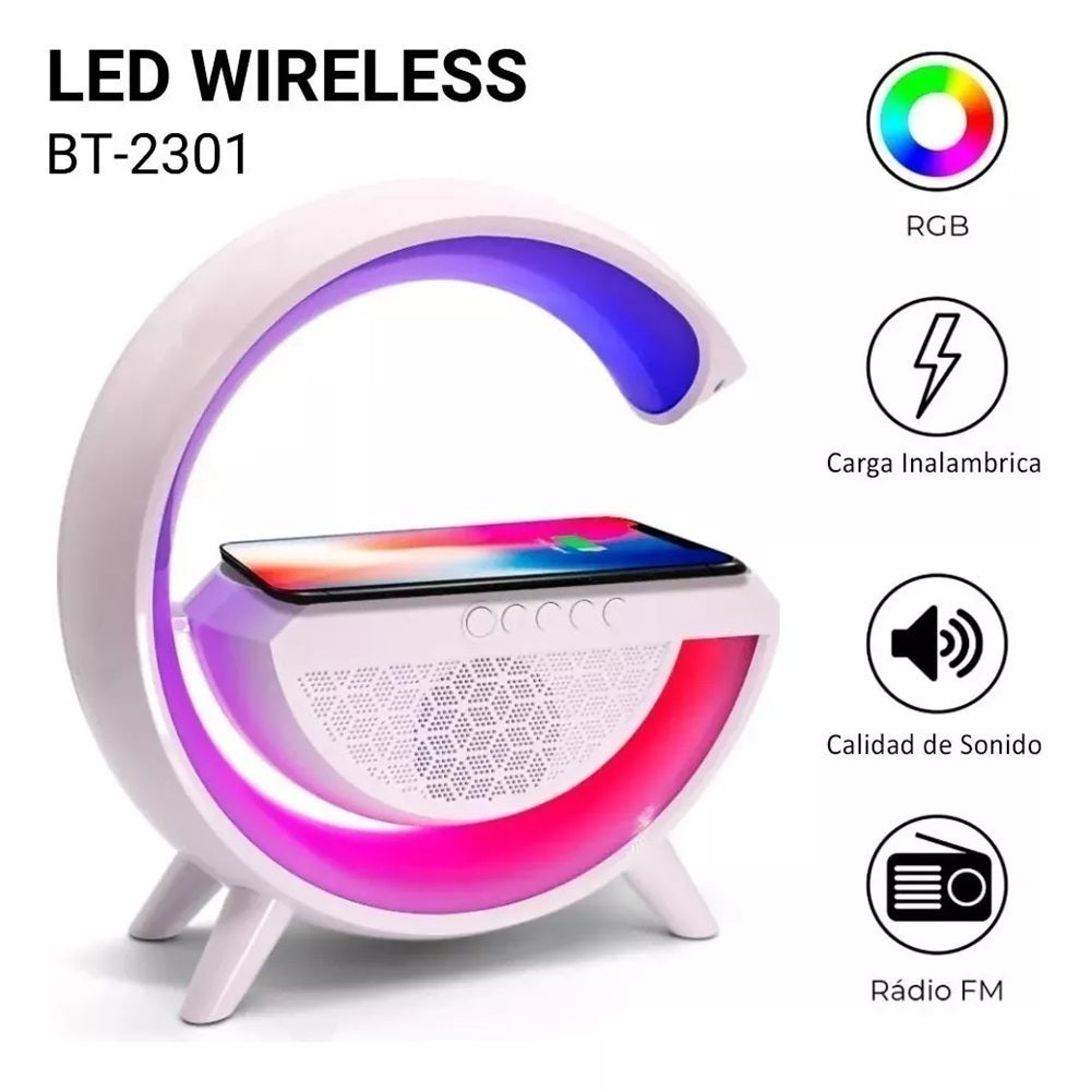 Parlante Bluetooth Con Luz RGB