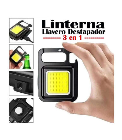 Linterna Llavero 3 En 1